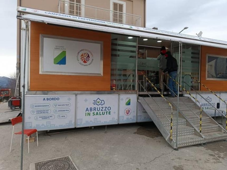 La casa della salute mobile fa tappa a Pollutri