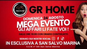 Da “Gr Home” domenica 24 agosto a San Salvo Marina “Gli affari li fate voi”